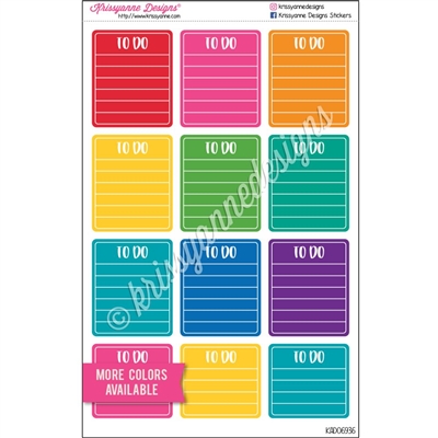 To Do Full Box Set - Set of 12