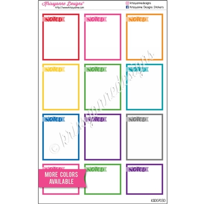 Noted Full Box Set - Set of 12