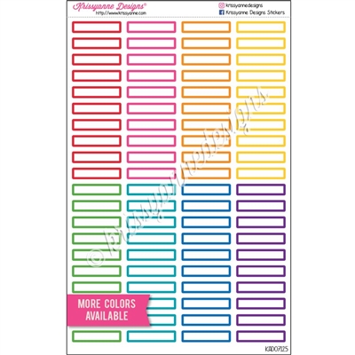 EC Petite Planner - Monthly Small Outline Event - Set of 80