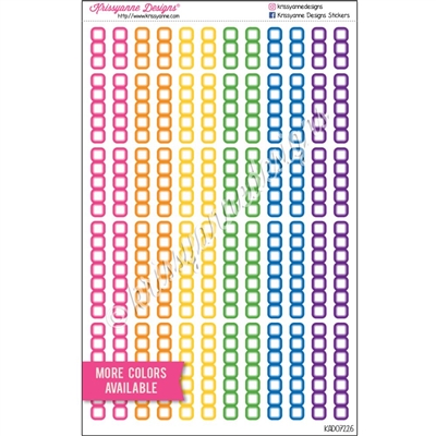 Bubble Checklist - Set of 60
