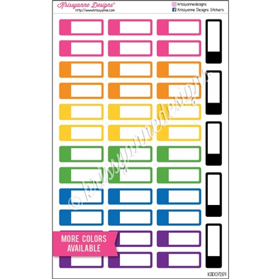 Hobonichi Cousin - Color Block Event - Set of 41