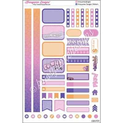 KAD Weekly Sampler Set - Planners & Palm Trees