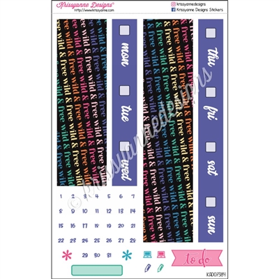 Date Cover Decoration Set - Wild Vibes