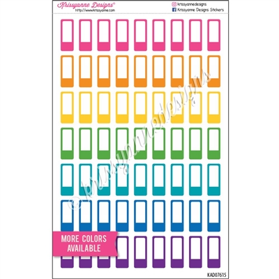 Hobonichi Weeks - Color Block Event Stickers - Set of 63