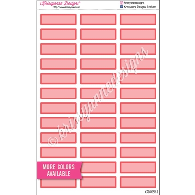 Monochrome Event Stickers - Pastel Rainbow