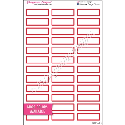 Monochrome Event Stickers - Bold Rainbow