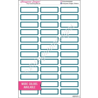 Monochrome Event Stickers - Gemtones