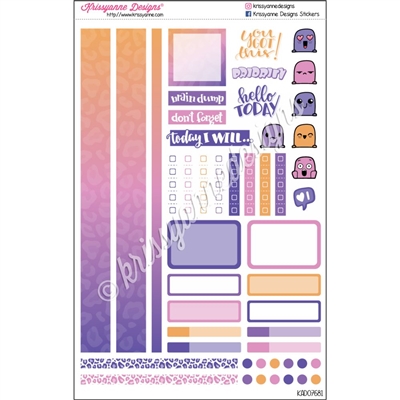 KAD Daily Duo Sampler Set - Planners & Palm Trees