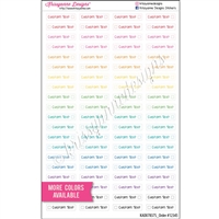 Customized Dotted Checklist Mini Event - Set of 80