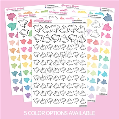 Dove Doodle Icons - Set of 76