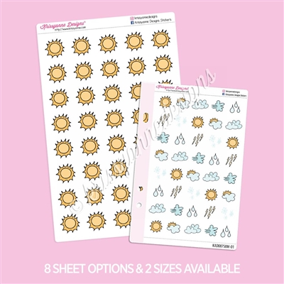 Weather Doodles | Set of 40