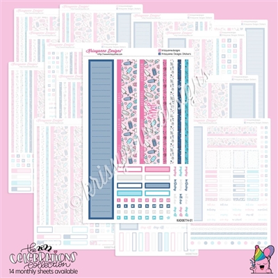 KAD CC Monthly Skeleton: 2022 Independence Day  | Choose Month + Layout