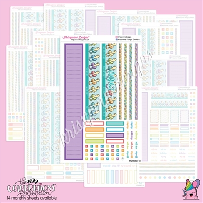 KAD CC Monthly Skeleton: 2022 Bundle of Joy  | Choose Month + Layout