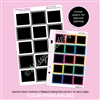 Blackout Dot Grid Boxes | Set of 15