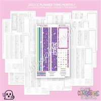 2023 CC Monthly Skeleton | Planner Thing (Choose Your Month + Layout)