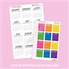 Small Monthly Calendars | 2025