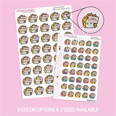 KAD CC Sticker Binder | 2023 Planner Thing Steve