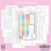 2024 CC Monthly Skeleton | Hello Baby (Choose Your Month + Layout)