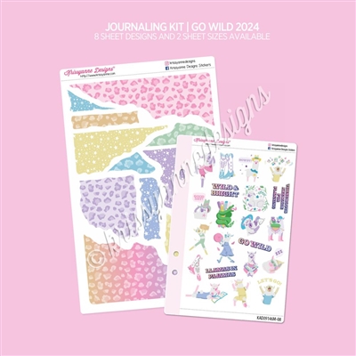 Journaling Sticker Sheets | Wild & Bright (GW 2024)