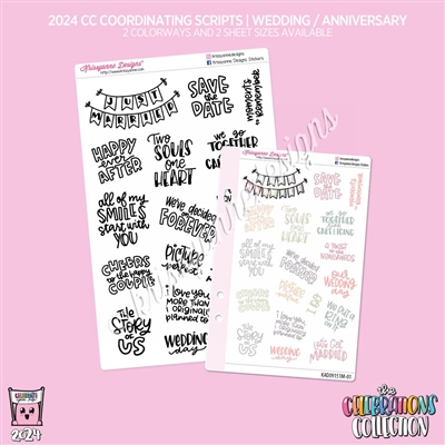 2024 CC | 2024 Wedding / Anniversary Scripts