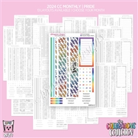 2024 CC Monthly Skeleton | Pride (Choose Your Month + Layout)