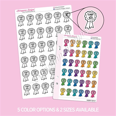 Doodle Icons | Ribbons (a win is a win)