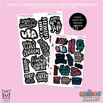 2024 CC | 2024 Independence Day Blackout Scripts