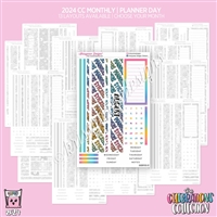 2024 CC Monthly Skeleton | Planner Day (Choose Your Month + Layout)