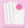 CUSTOM WWCC Script Set - QTY Varies
