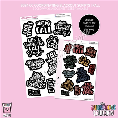 2024 CC | 2024 Fall Blackout Scripts