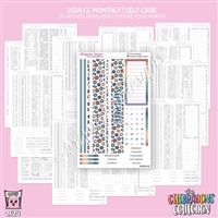 2024 CC Monthly Skeleton | Self Care (Choose Your Month + Layout)