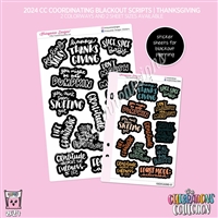 2024 CC | 2024 Thanksgiving Blackout Scripts