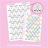 Doodle Icons | Hockey Sticks