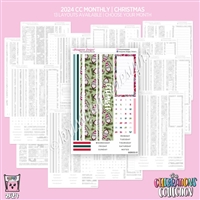 2024 CC Monthly Skeleton | Christmas (Choose Your Month + Layout)