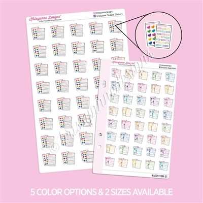 Doodle Icons | KAD Sticker Sheets