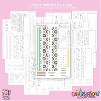 2025 CC Monthly Skeleton | Self Care (Choose Your Month + Layout)
