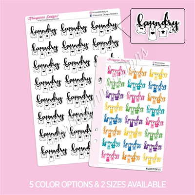 Handlettered Script | Laundry Line