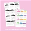 Small Monthly Calendars | 2026