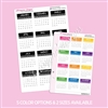 Small Monthly Calendars | 2026