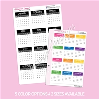 Small Monthly Calendars | 2026