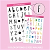 Large Alpha | Funky Letters