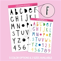 Large Alpha | Funky Letters
