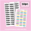 Handlettered Script | Nope