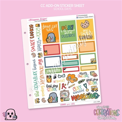 Celebrations Collection Add-On: 2023 School Days
