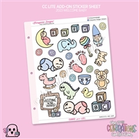 CC Lite Add-On: 2023 Welcome Baby Celebration Doodles