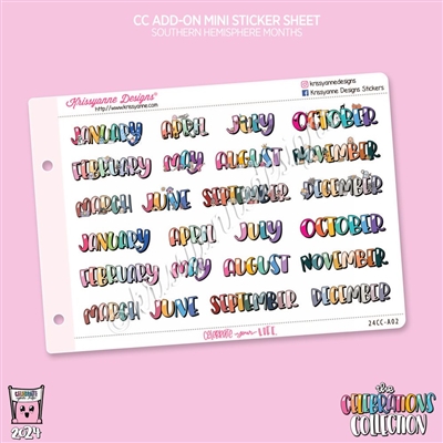 Celebrations Collection Mini Add-On: 2024 Northern Hemisphere Months