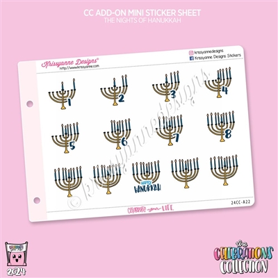 Celebrations Collection Mini Add-On: Hanukkah Countdown