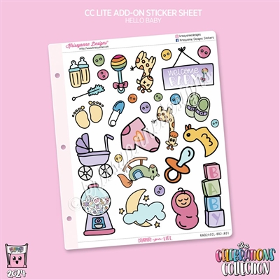 Celebrations Collection Add-On: 2024 Hello Baby Celebration Doodles