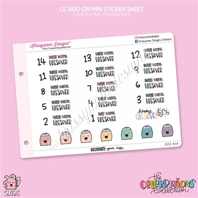 2025 CC Mini Add-On: Countdown to Passover