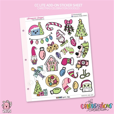 2025 CC Lite Add-On: Christmas Celebration Doodles